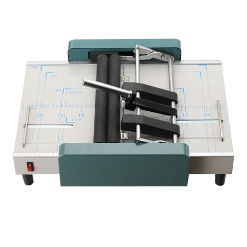 BUCSDG A3 Automatic Folding Machine 110V 60HZ, Automatic Paper Folding Machine, Electric Folding Stapler for Office Printing, Printing Factories and Schools