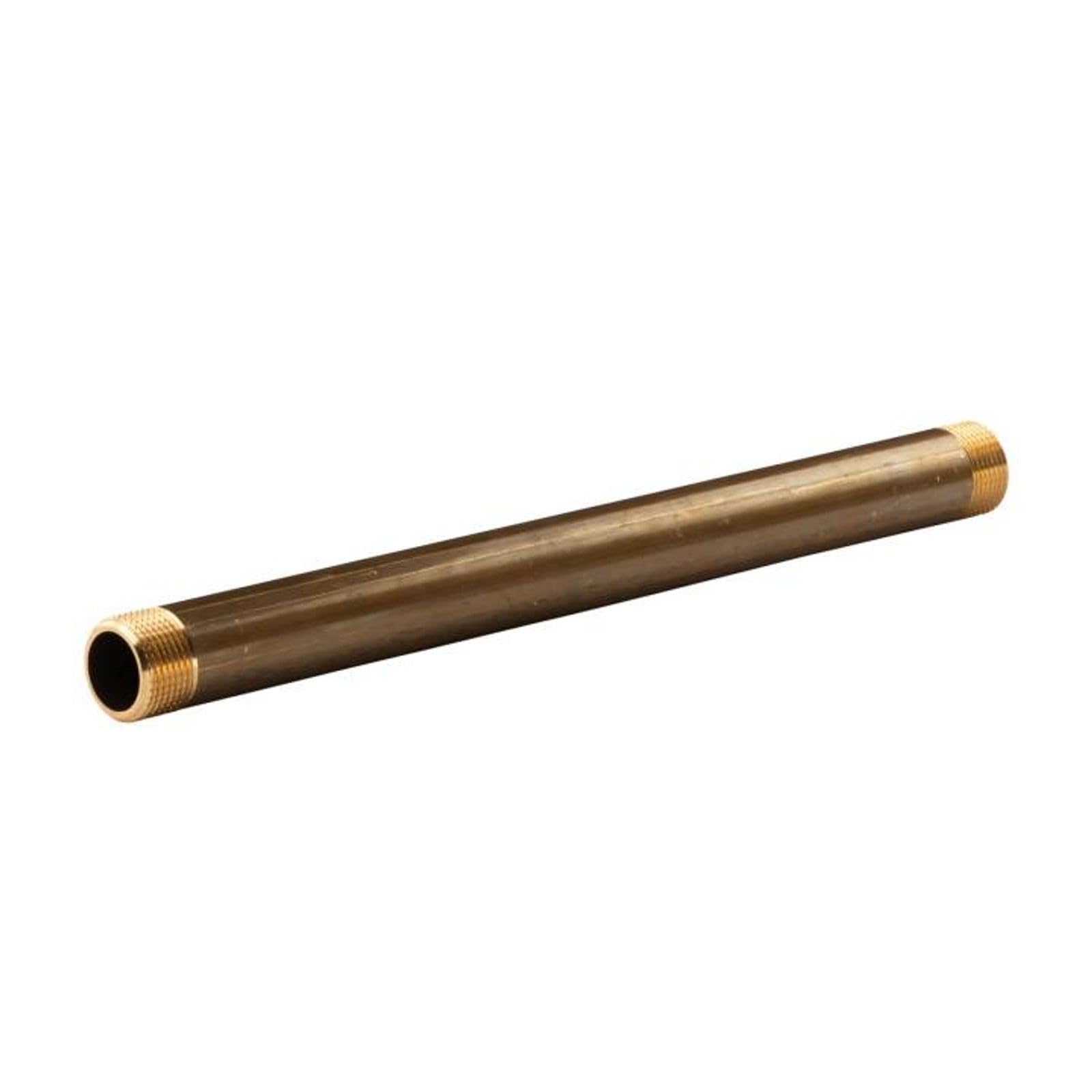 Messing Gewinde-Fitting Distanz Doppelnippel 3/4'-3/4' L=300mm, schwere Ausführung