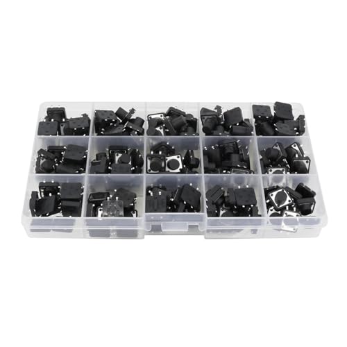 Kit interrupteur 12 x 12 de 150 pièces pour remplacer un bouton défectueux