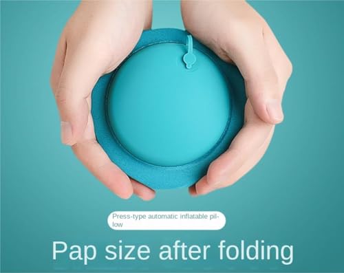 Almohada Inflable de Viaje 40 cm U Shape Azul miniatura 3