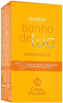 Corpo Dourado Banho de Lua - Kit Prático Pelos Dourados Camomila ...