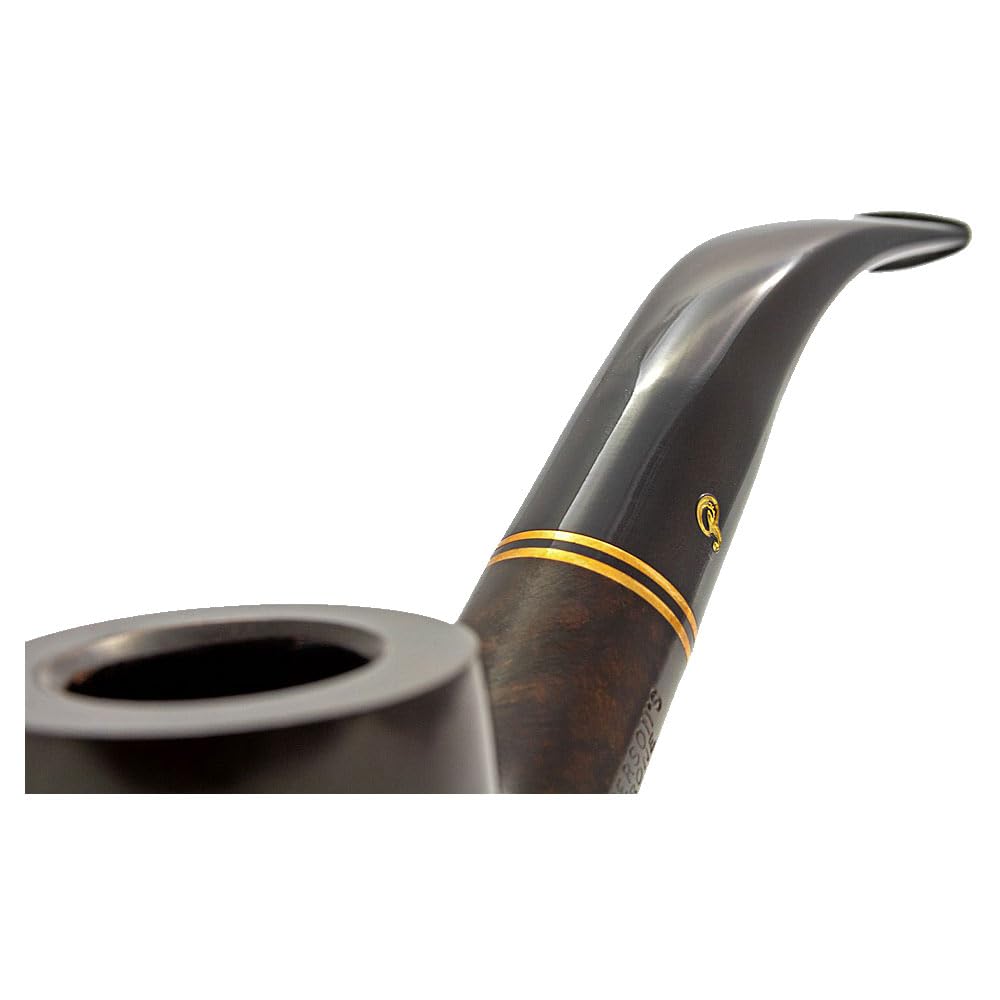 Peterson Pfeife Tyrone 01, dunkelbraun, glatt
