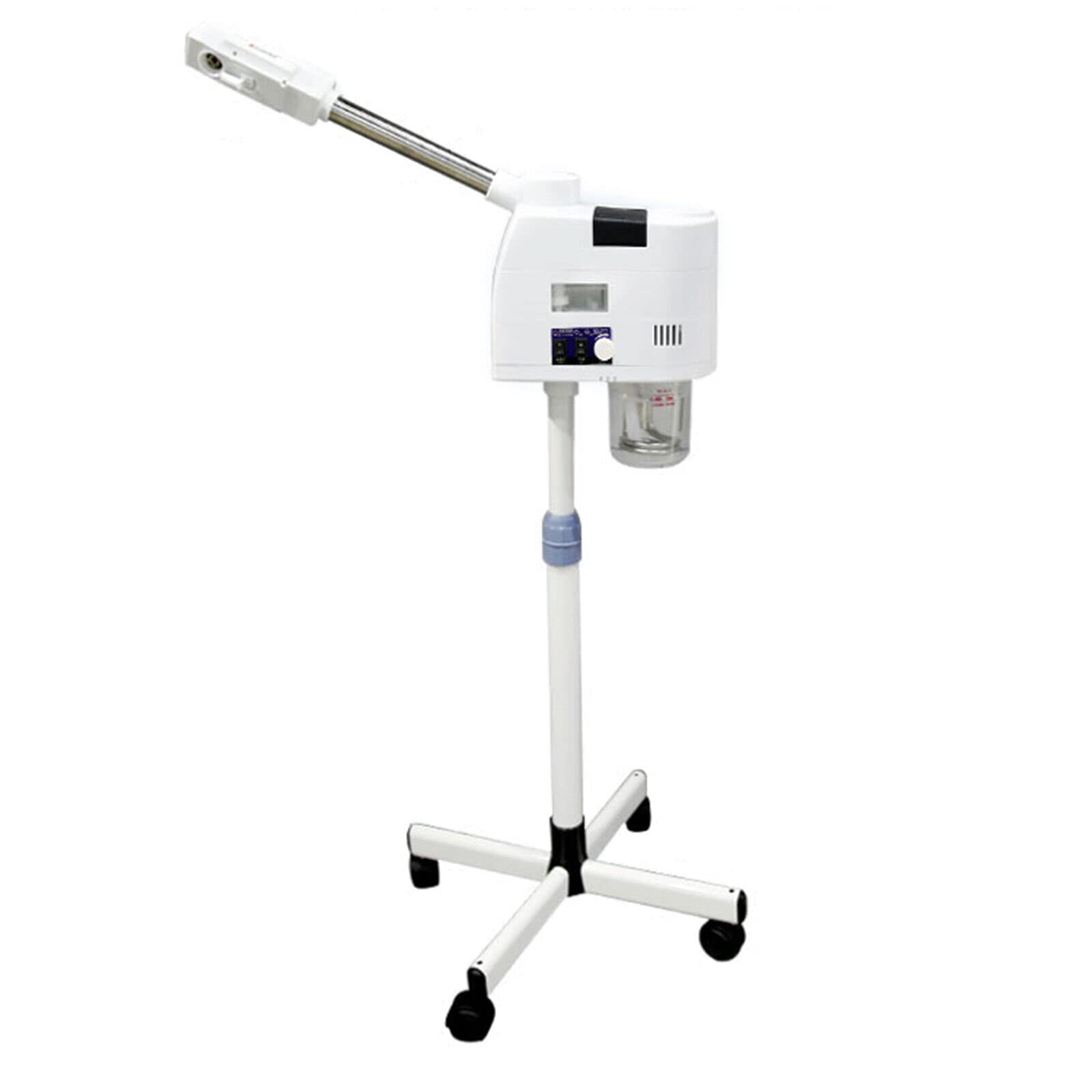 Standing monotubo vaporizzatore viso vaporizzatore viso multifunzione con ugello girevole a 360 gradi e interruttore individuale, vapore ozono per salone e casa