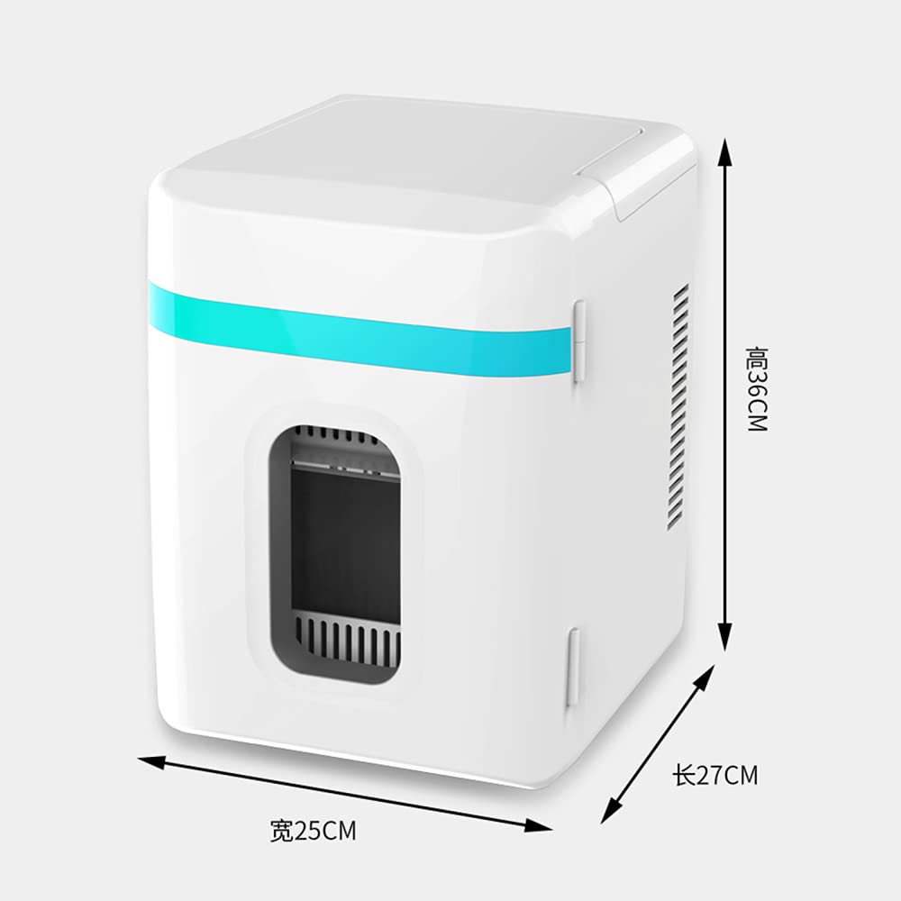 Mini Frigo 10L, Portatile Mini Frigo Auto,Frigorifero Piccolo Portatile Con Funzione Caldo E Freddo Per Auto, Case, Uffici E Dormitori,Blue