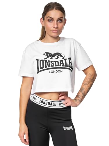 T-Shirt Lonsdale Gutch Common Femme en maille respirante coupe droite