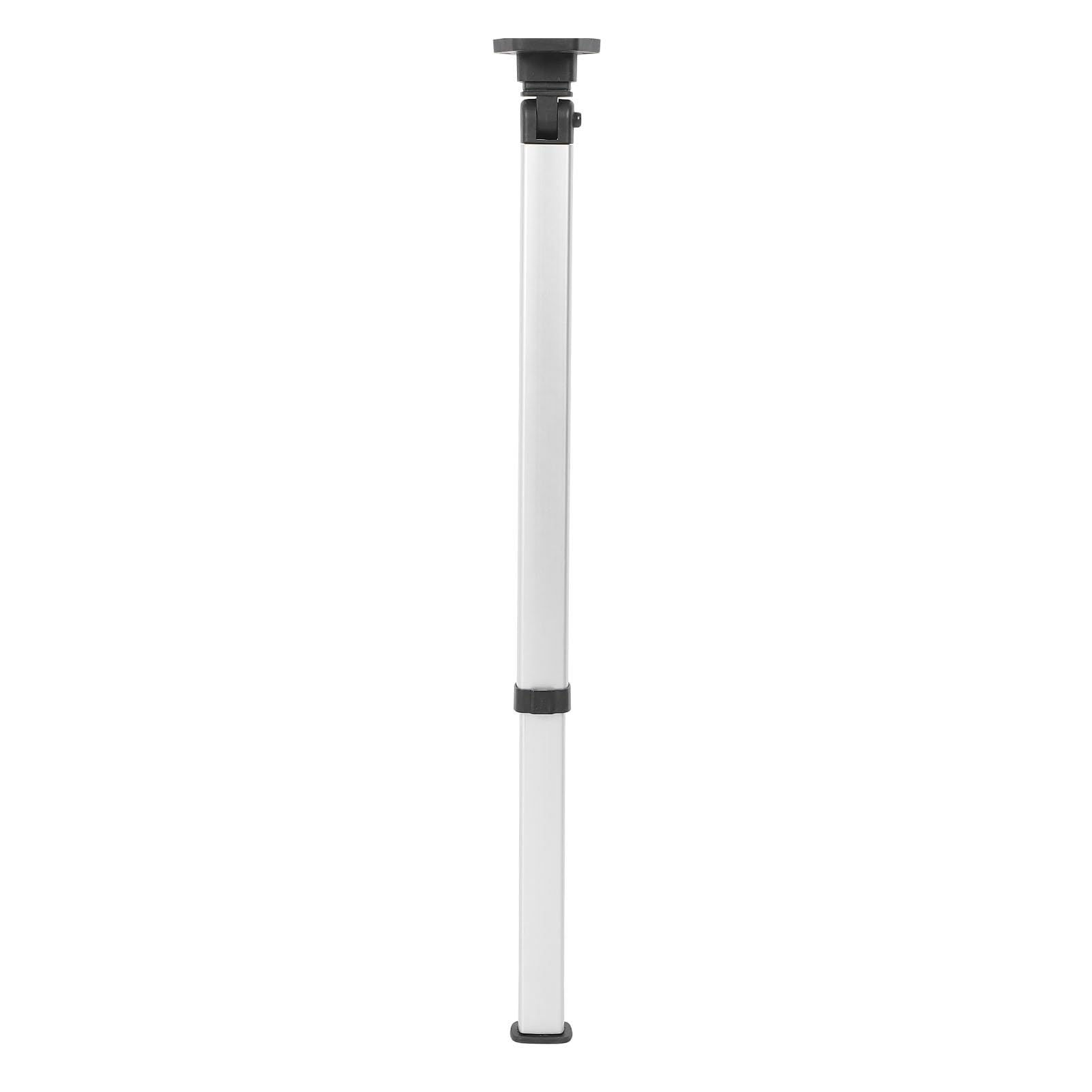 Tbest Gambe del Tavolo Pieghevole per Altezza Regolabile Gamba in Lega di Alluminio Telescopico con Design per Mobili per Yacht per Imbarcazione Argento 20,3 31.3in