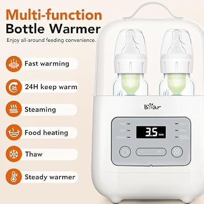 Bear Baby Bottle Warmer and Double Bottle Heater