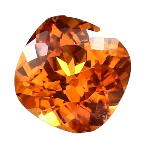 Saphir naturel orange pour personnaliser votre collier ou bague de mariage