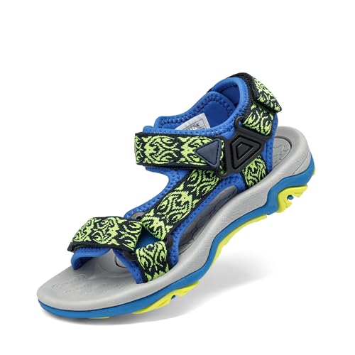 Image of DREAM PAIRS Boys Girls Sandals Kids Adventurous Light-Weight Adjustable Straps Summer Water Shoes (Toddler /Little Kid /Big Kid)
