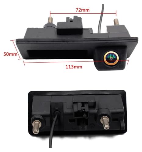 Caméra de recul CVBS 1080P avec trajectoire pour Passat et Golf - 3
