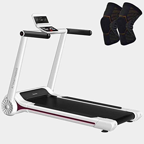 Image of Treadmill for Home Gym 220 Lbs Weight Capacity Portable Exercise Machine Motorised Running Equipment with Pulley