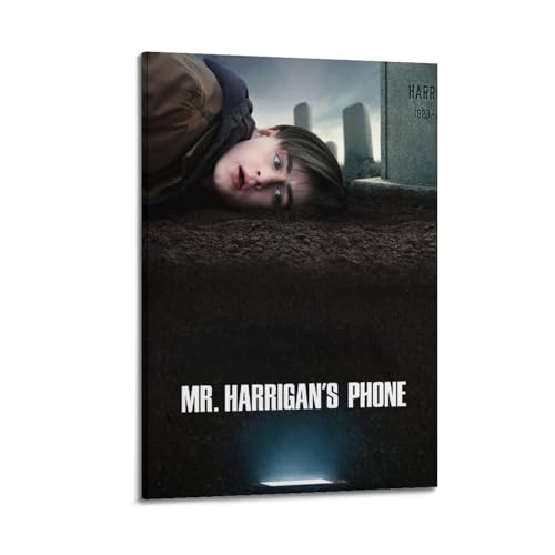 VBYTAXTWJ Póster de teléfono móvil para la película Mr. Harrigan, póster decorativo de lienzo para pared e impresión artística moderna de decoración de dormitorio familiar, pósteres de 20 x 30