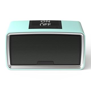 iGuerburn Simple Music Player for Dementia Elderly Seniors Easy MP3 Player as Alzheimers Dementia Visually Impaired Patients Product Gift One-Touch Controls ON/Off Retro Music Box (Cyan)