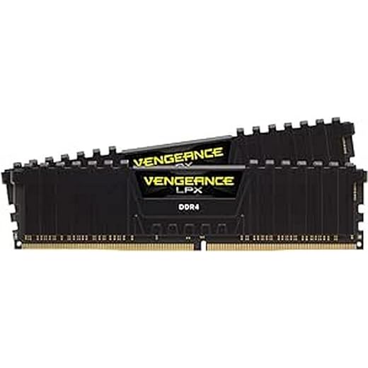 Corsair Vengeance LPX 32GB (2X16GB) DDR4 3200 (PC4-25600) C16 1.35V Desktop Memory - Black