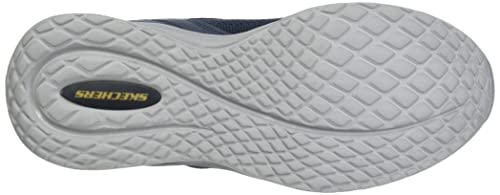 Skechers Skechers Men's Walking Shoe Sneaker, Navy Knit Synthetic, 8 US