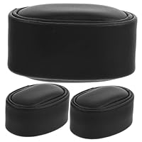 Healifty 3 pièces Coussin de Montre Format PU Noir Oreiller Affichage pour Montres et Bijoux et Pratique pour Vitrines et Remontoirs Automatiques