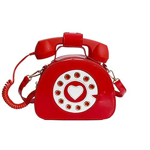 Bolso Divertido Teléfono para Mujer Color Rosa miniatura 1