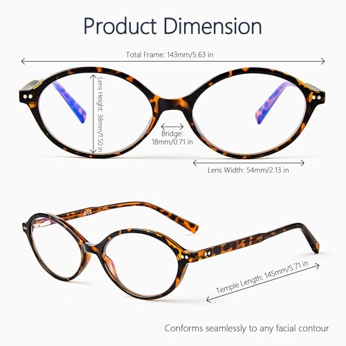 Image of Blue Light Blocking Glasses for Women Men, Square Thick Frame Anti Eyestrain & UV Glare JF6218