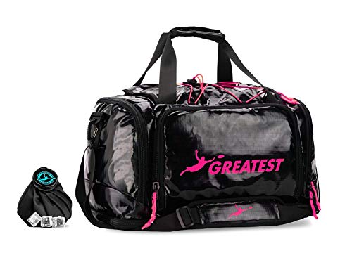 GREATEST Ultimate Bag 45 Liter - #1 World s Ultimate Frisbee Bag. Built in Insulated Cooler Compartment and Organization System. Also Perfect Sports Duffel Bag for Other Outdoor Sports (Pink)