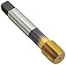 Union Butterfield Applix 1691AP HSS High Performance Thread Forming Multi-Application Lube Grooves Taps, TiN Coated, Round with Square End, Coolant Through, Semi Bottom, 7/16" Size, 20 UNF TPI
