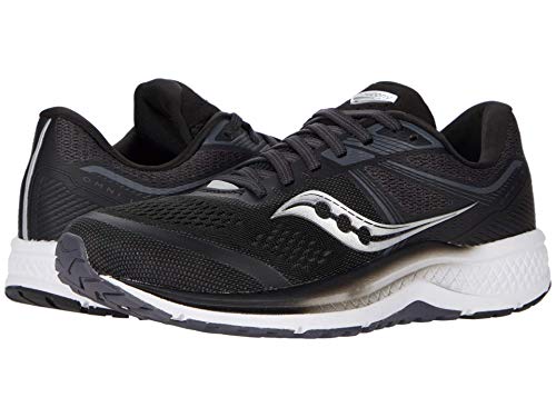 Saucony Women's Omni 19, Black/White,...