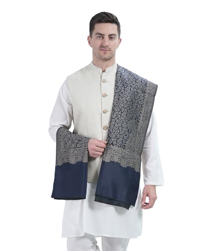 Image of Men's Kashmiri Wool Jamawar Shawl