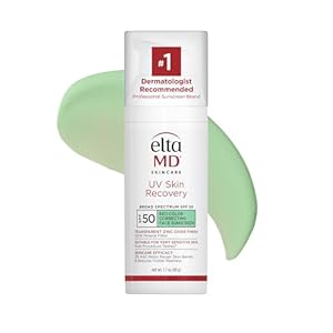 EltaMD UV Skin Recovery Face Sunscreen with Zinc Oxide, All Mineral, Safe for Sensitive Skin SPF 50