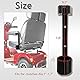 Metall Cane Halter für Mobility Roller-Power Stühle mit Walking Stick Stand Unterstützung für Rollstühle, Walker und Roller Zubehör