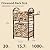 ZEXVIDA Firewood Rack Outdoor and Indoor, Fire wood Storage Racks with Wood Hooks, 15.7" Racks Outdoor for Fire wood, Adjustable Log Racks For Firewood, Heavy Duty Logs Holder Woods Storage