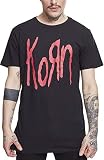 MERCHCODE Herren Korn Logo Tee T-Shirt, Black, XS