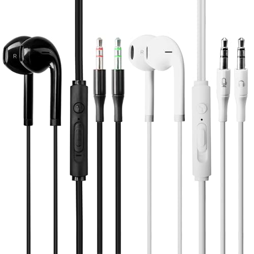 2 Pezzi Auricolari In-Ear Cuffie, Cuffie Con Filo In-Ear, Cuffiette