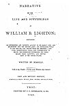 Narrative of the life and sufferings of William B. Lighton