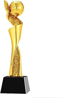 BAFAFA Gold Award Trophy Large Trophy Cup Spherical Trophy Football Trophy Awards Cup Soccer Cup Sports Competition Prizes Fans Souvenir (Color : Gold, Size : 8 * 29cm) Trophy