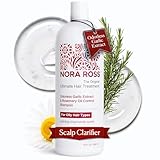 Nora Ross Garlic Extract & Rosemary Strengthening Shampoo – Hair Growth Shampoo with Thickening Support – Clarifying Scalp Cleanse for Thinning & Fine Hair – Cleansing Formula for Men & Women – 32oz