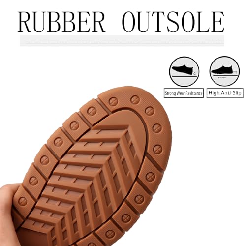 Men's Leather Hand Stitching Penny Loafers Lightweight Breathable Round Toe Slip On Flat Moccasins Outdoor Casual Driving Walking Shoes3