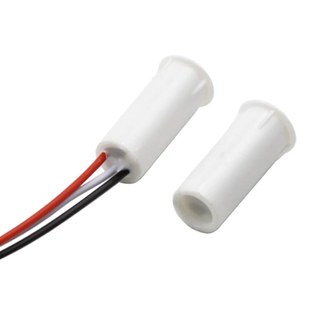 Interruptor magnético de lengüeta RC-35 NC/NO Alarma empotrada con cable para puerta y ventana, interruptor de puerta magnética, sensor de contacto, para seguridad en el hogar y sistemas de alarma