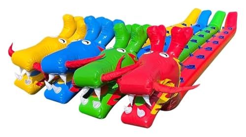 Barco dragón Hinchable, Barco Dragón Inflable de 4 Uds., Varios tamaños, Equipo construcción, día Deportes al Aire Libre(10 Seats/L-6.5M)