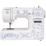 Janome Toile Romance Easy-to-Use 15-Stitch Sewing Machine Officially Licensed Bridgerton Collection