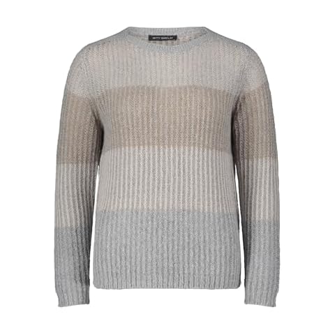Betty Barclay Beige/Grey Colour Block Polo Sweater Cover