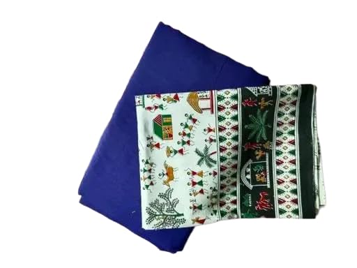 Smriti's Pure Cotton Saree With Running Kalamkari Blouse Piece10-picture-25