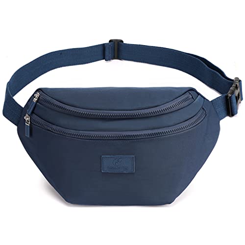 HUAERYOUYUE Gürteltasche Damen Bauchtasche mit Vielen Fächern Hüfttasche Sehr Geräumige Umhängetasche Große Kapazität Sporttasche Praktisch Leicht Brusttasche für Den Alltag Reisen Lässig Cover