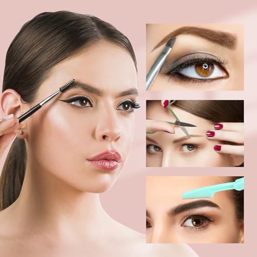 Precision Eyebrow Tweezers Kit - 7pcs for Flawless Grooming - Image 4