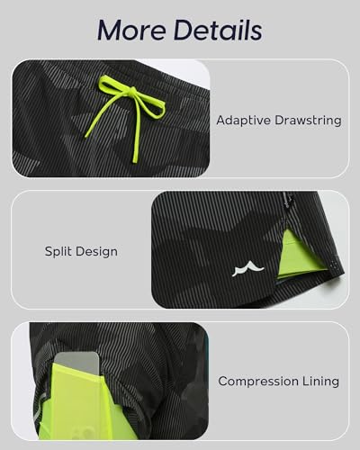 Image of maamgic Men's Athletic Running Shorts with Liner Ultra Lightweight Workout Shorts 5 inch / 7 inch
