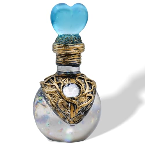 REIKOMO Whimsical Magic Potion Jar Decor Set – Resin Figurines for Home, Garden, Party, Wedding, and Table Decoration (White)