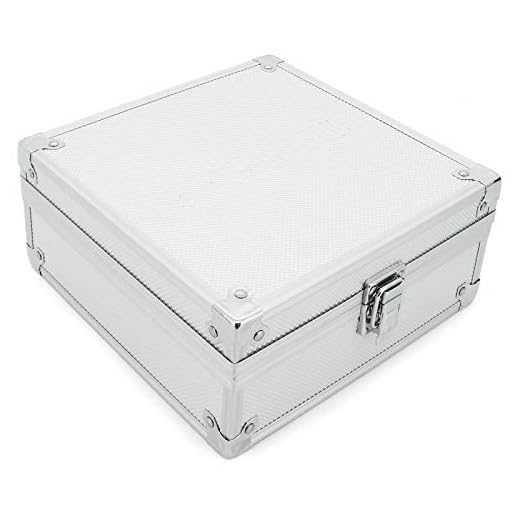 AR Carry Box® Kleine Alubox Alukoffer Aluminium Koffer Werkzeugkoffer leer 200x200x90mm Alu/Silber
