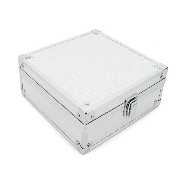 AR Carry Box® Kleine Alubox Alukoffer Aluminium Koffer Werkzeugkoffer leer 200x200x90mm Alu/Silber