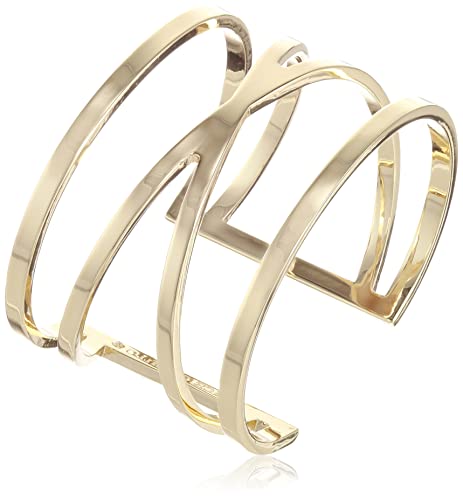 Vince Camuto Goldtone Double V Cuff Bracelet