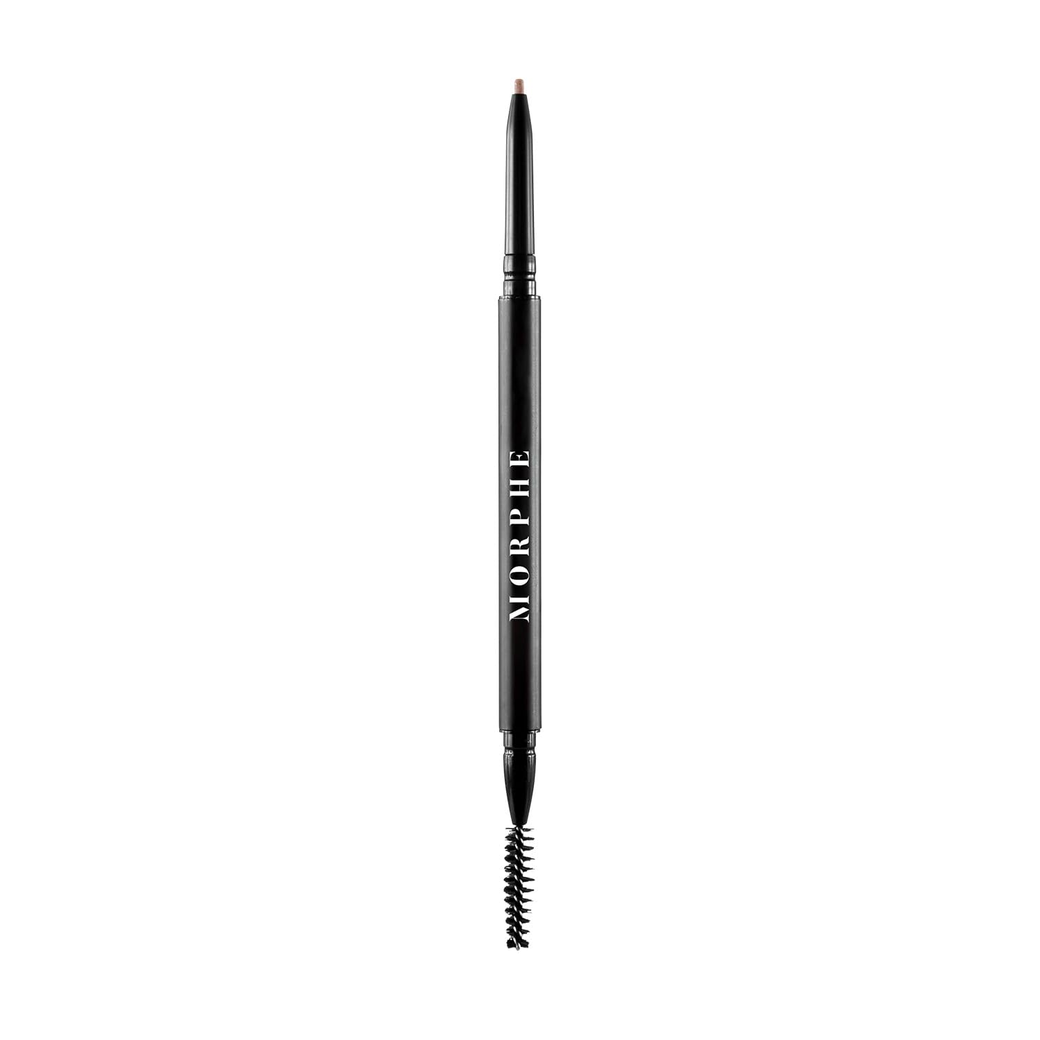 Morphe Micro Dual Eyebrow Pencil - Dual-Ended Brow Pencil Featuring a Retractable, Ultra-Precise, Pointed Tip - Richly Pigmented, Smooth-Gliding,