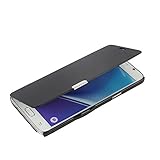 Note 5 Case, Galaxy Note 5 Case, MTRONX™ Magnetic Ultra Folio Flip Slim Leather Twill Case Cover Pouch for Samsung Galaxy Note 5 N9200 - Black(MG-BK)