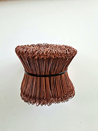 Makashop24 - Drilldraht Ø 1,0 mm x 100/120/140/160 mm KUPFER 1000 Stück Rödeldraht Bindedraht (1,0 x 100 mm) Cover